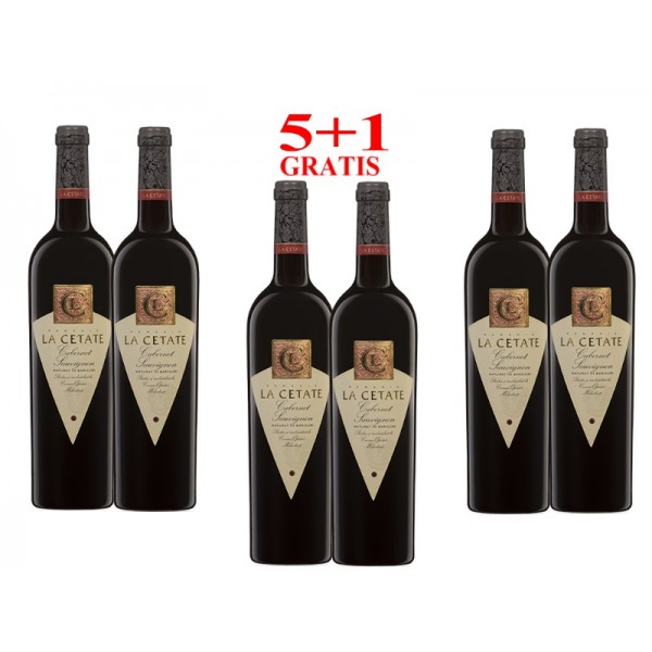CRAMA OPRISOR  La Cetate Cabernet Sauvignon 5+1 GRATUIT