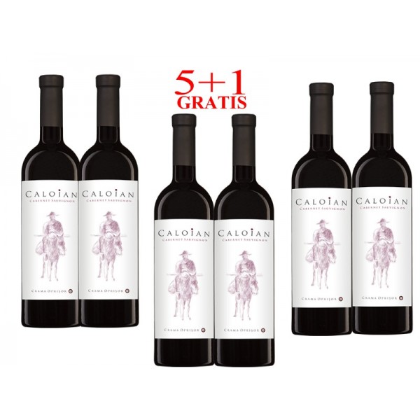 CRAMA OPRISOR Caloian Cabernet Sauvignon 5+1 GRATIS