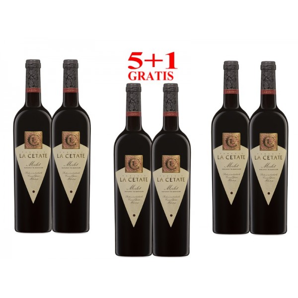 CRAMA OPRISOR  La Cetate Merlot 5+1 GRATIS