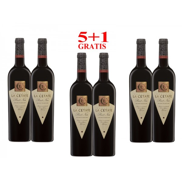 CRAMA OPRISOR  La Cetate Pinot Noir 5+1 GRATIS