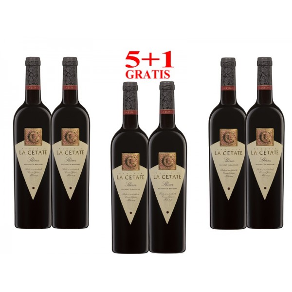 CRAMA OPRISOR  La Cetate Shiraz  5+1 GRATIS